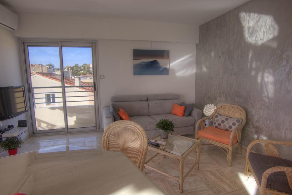Beau 2 Pieces 3 Etoiles Vue Mer Et Montagnes Garage Prive Cannes Exteriör bild